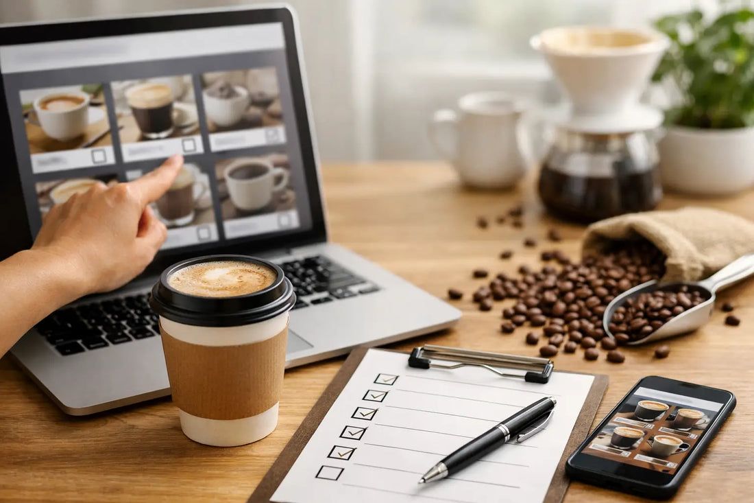 Online Coffee Order Checklist for Easy Refills
